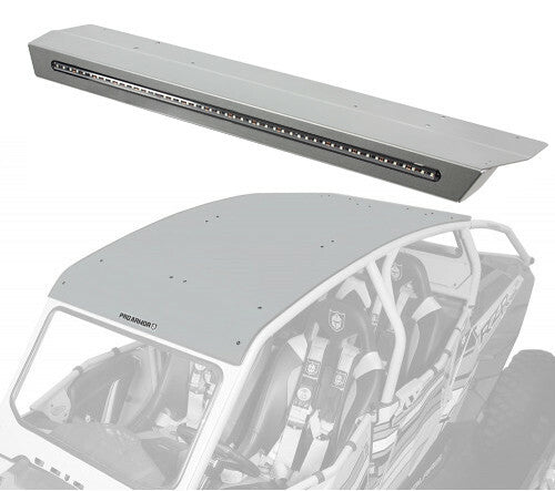 Pro Armor Asylum Rear Wing With Lightbar Sparkle Silver Metallic - P144R123SSM Polaris RZR 2014-2022