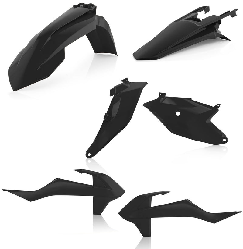 Acerbis Plastic Kit Black - 2686010001 KTM 85 (17/14) 2018-2024