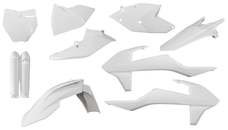 Acerbis Full Plastic Kit White - 2421060002 KTM Dirt Bikes 2015-2018