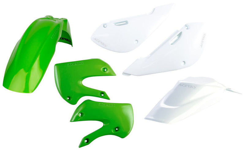 Acerbis Plastic Kit Green - 2041070206 Kawasaki KX 65 / 110 2000-2024