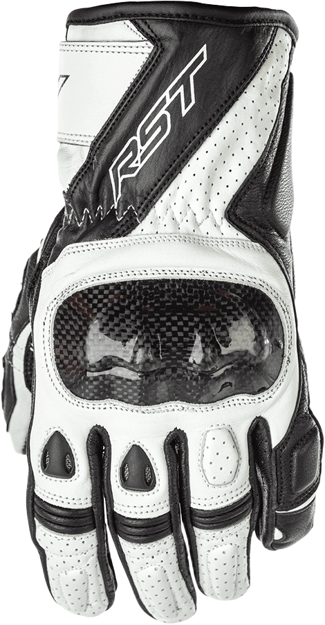 Rst 556-2097107 102097WHI-07 WOMENS STUNT III CE GLOVE BLACK / WHITE MD
