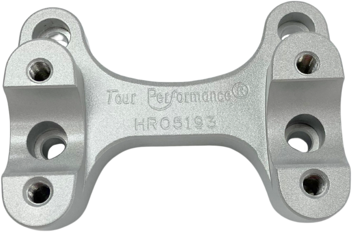 Helibars 281-0531 HR05193-SP HANDLEBAR RISERS TOUR SILVER BMW