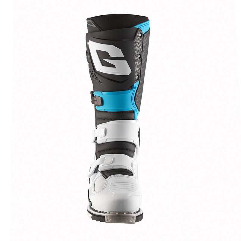 Gaerne 480-66110 2262-003-44.5 SG-22 BOOTS LE WHITE/BLACK/LIGHT BLUE 10