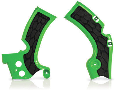Acerbis 23742-71089 2374271089 X-GRIP FRAME GUARD GREEN/BLACK
