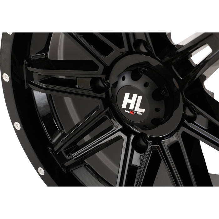 HIGH LIFTER 0230-1296 14HL22-1237 HL22 Wheel Wheel - HL22 - Front/Rear - Gloss Black - 14x7 - 4/137 - 4+3 (+10 mm)