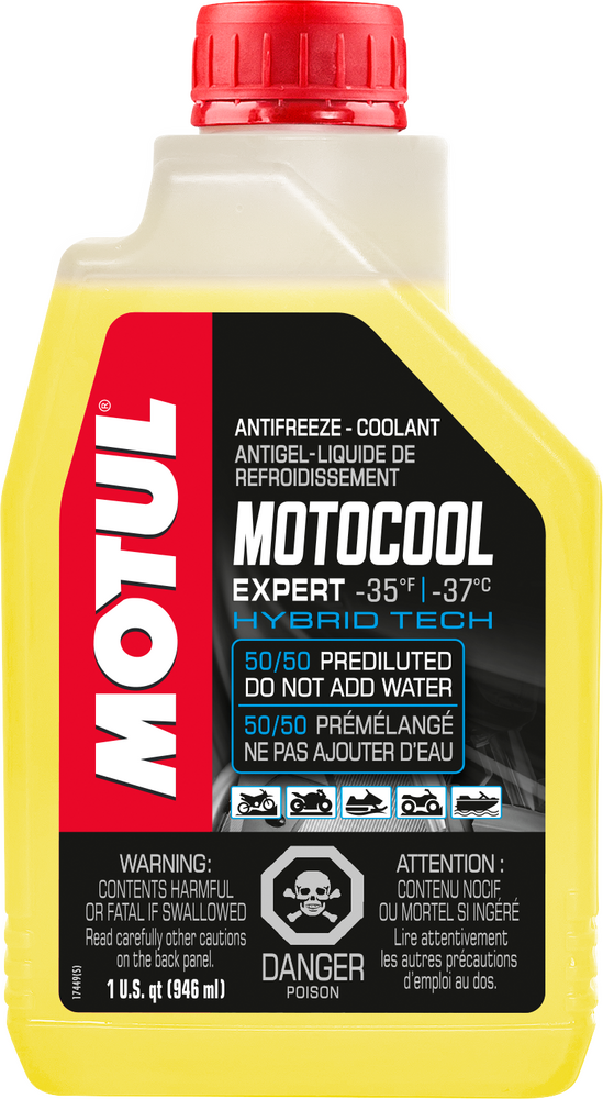 Motul 82-2179 111764 MOTOCOOL EXPERT COOLANT 1 LTR 12/CASE