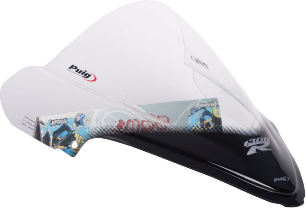 Puig Hi-Tech Parts Windscreen Racing Clear - 4826W Suzuki 1300R Hayabusa 2008-2020
