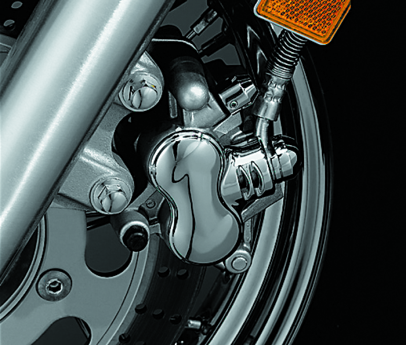 Kuryakyn 1294 Front Caliper Cover Metric Chrome - Photo - Primary