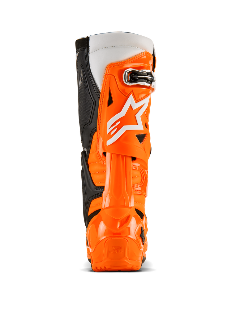 Alpinestars 482-0003907 2010025-4512-7 TECH 10 ENDURO BOOTS ORANGE FLUO/BLACK/WHITE 7