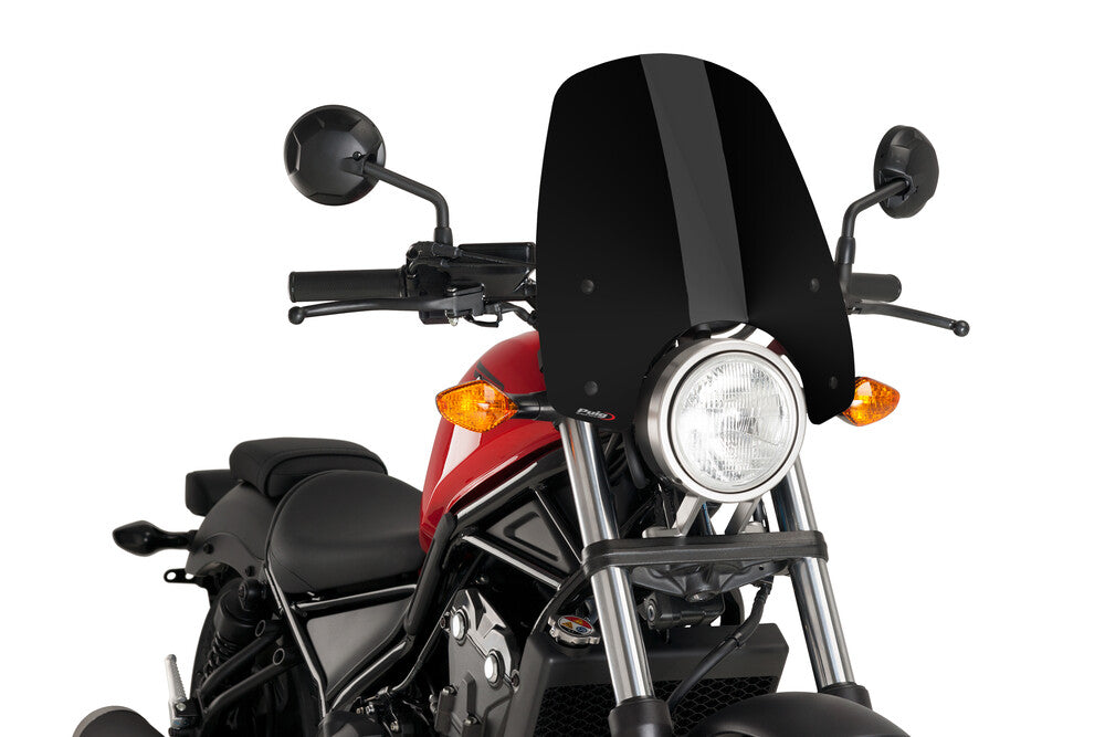 Puig Hi-tech Parts 561-09462BK 9462N WINDSCREEN NAKED NEW GEN TOURING BLACK HON