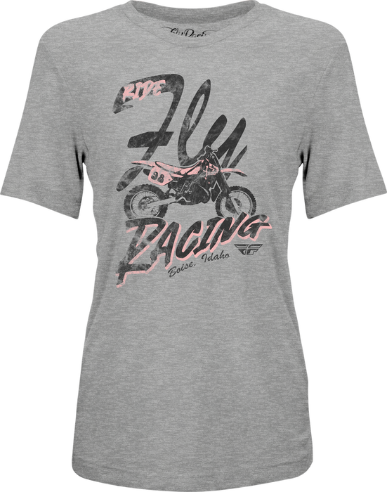Fly Racing 356-40322X 356-40322X FLY WOMEN'S VINTAGE TEE GREY 2X