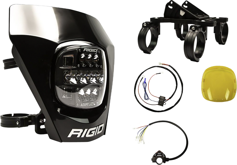 Rigid Industries Adapt XE Extreme LED Enduro LED Moto Kit Black - 300416