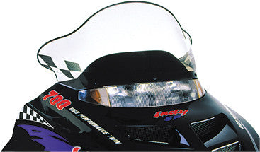 Powermadd Cobra W S MID Smoke Black 15" POL GEN II - 11230 Polaris Snowmobiles 2001-2002