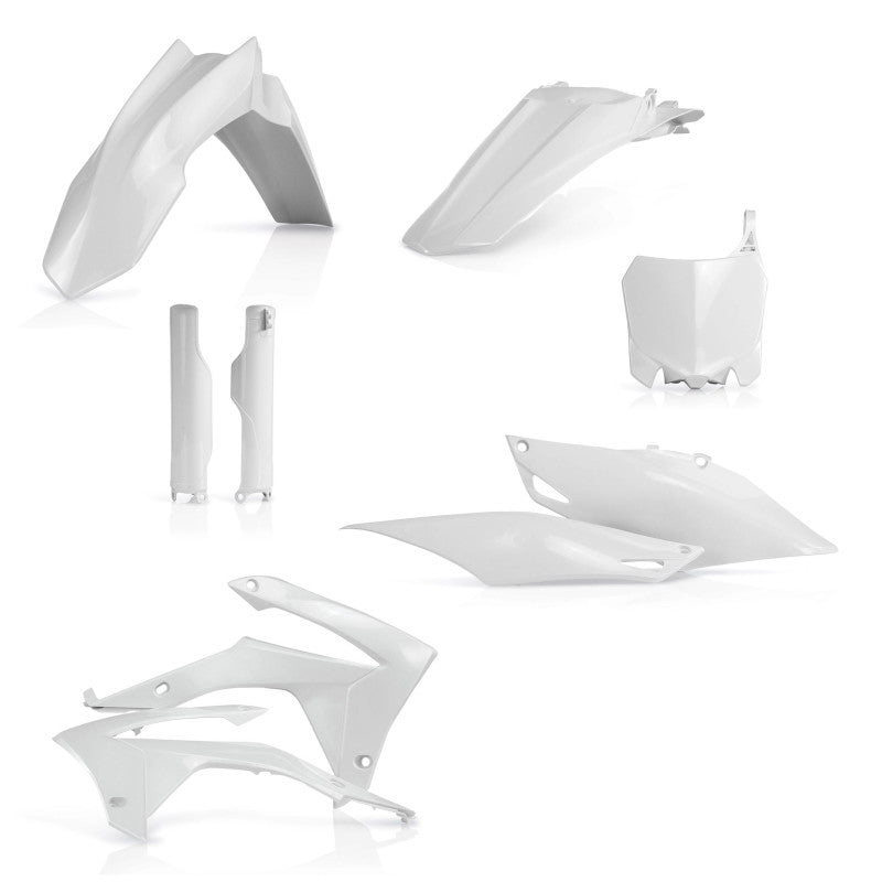 Acerbis 2314410002 14-17 Honda CRF250R/13-16 CRF450R (does Not Include Air Box Cover) Full Plastic Kit - White - Photo - Primary