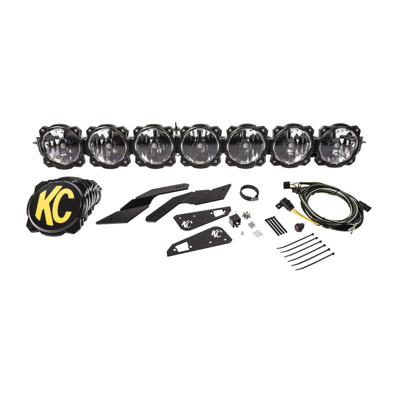KC HiLiTES 91334 Can-am X3 45in. Pro6 Gravity LED 7-Light 140w Combo Beam Overhead Light Bar System - Photo - Primary