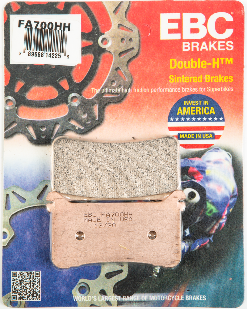 Ebc Brake Pads Double-H Sintered - FA700HH Honda CBR600RR 2018-2019
