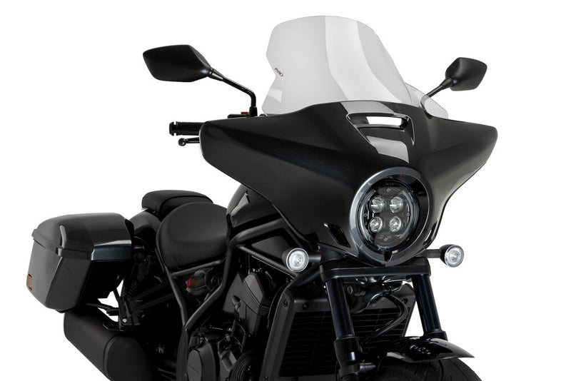 Puig Hi-Tech Parts Windscreen Touring High-Road Clear - 21545W Honda Rebel 2024-2025