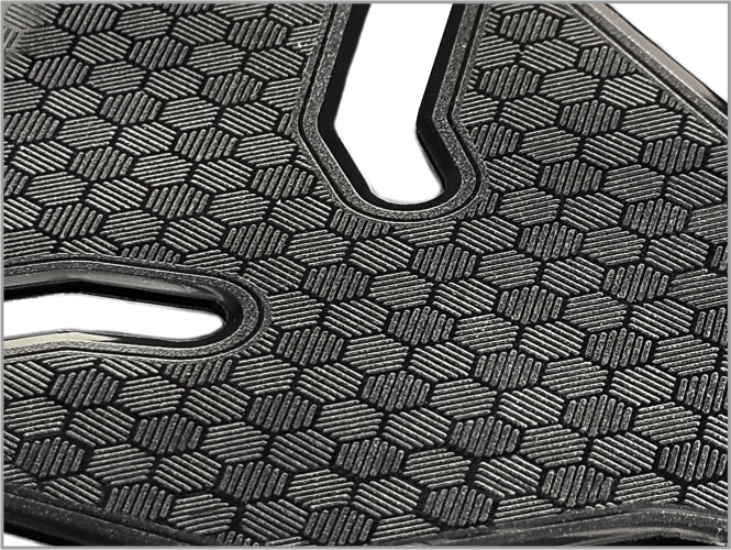One Emblems 623-1165 XT2 ULTRA-THIN TANK PAD HEXAGONS BLACK
