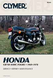 Clymer Repair Manual Honda CB750 Sohc - CM341 Honda CB750K / CB750F Super Sport / CB750A Hondamatic 1969-1978