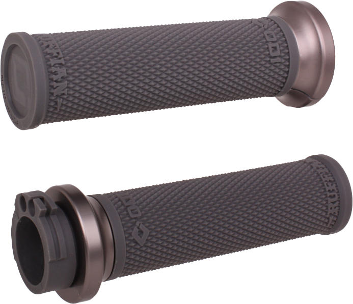 Odi 206-40104 V30HCWH-H RUFIAN GRIPS CABLE 1" GRAPHITE/GUN METAL