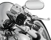 Kuryakyn 6261 ISO Flame Grips Metric Chrome - User 1
