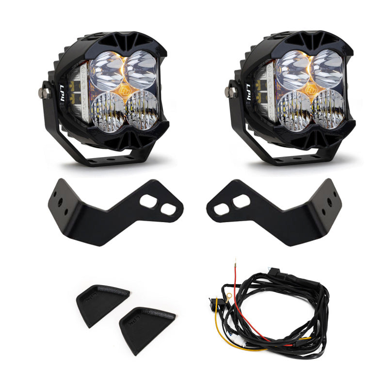 Baja Designs 448190 Can-am Maverick R LP4 A-pillar Kit - User 1