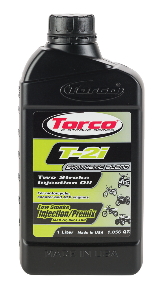 Torco T-2I Injection OIL 2T 1L - T920022CE For Ski-Doo Snowmobiles 2002-2019 | Husqvarna Dirt Bikes 2003-2018 | Kawasaki Dirt Bikes 2002-2018