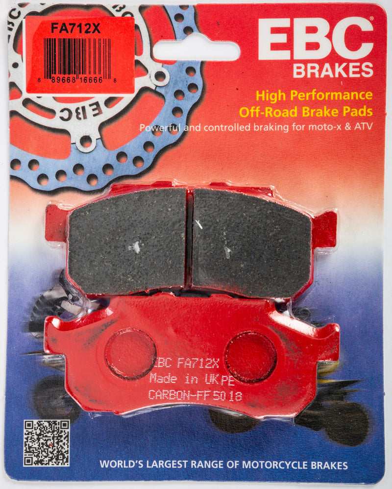 EBC Brake Pads Carbon X Series - FA712X Honda Pioneer 2015-2018