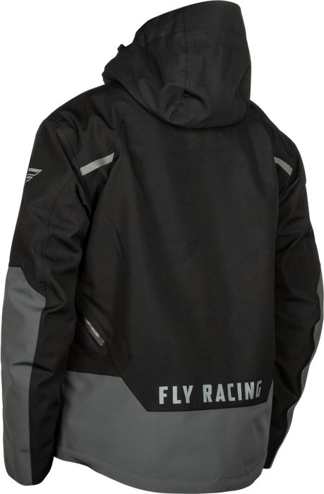 Fly Racing 470-5205M 470-5205M CARBON JACKET BLACK/GREY MD