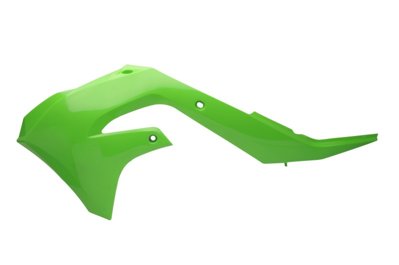 Cycra 1CYC-1871-72 21-23 Kawasaki KX250F Powerflow Radiator Shrouds - OEM Green - Photo - Primary