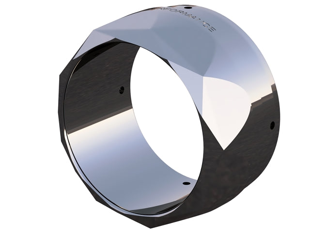 Tab Performance 5" Exhaust Tips (Sold Individually 1 pc) - Midnight Chrome Straight Tips 5-EXHAUST-TIPS-M2