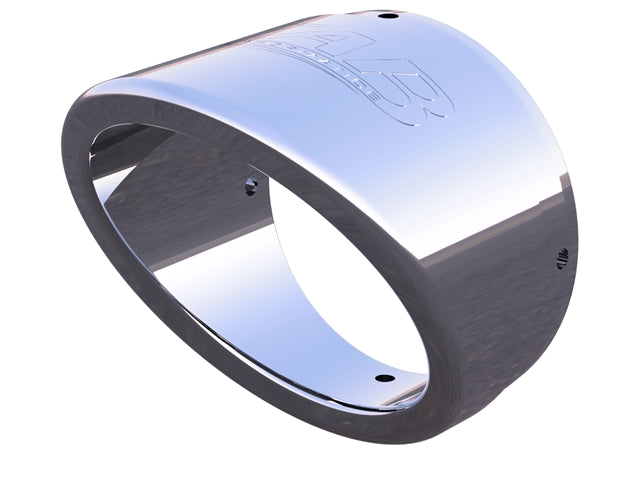 Tab Performance 5" Exhaust Tips (Sold Individually 1 pc) - Midnight Chrome Straight Tips 5-EXHAUST-TIPS-M2