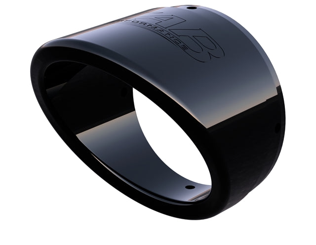 Tab Performance 5" Exhaust Tips (Sold Individually 1 pc) - Midnight Chrome Slash Tips 5-EXHAUST-TIPS-M
