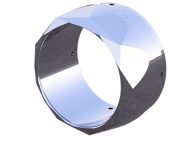 Tab Performance 5" Exhaust Tips (Sold Individually 1 pc) - Midnight Chrome Straight Tips 5-EXHAUST-TIPS-M2