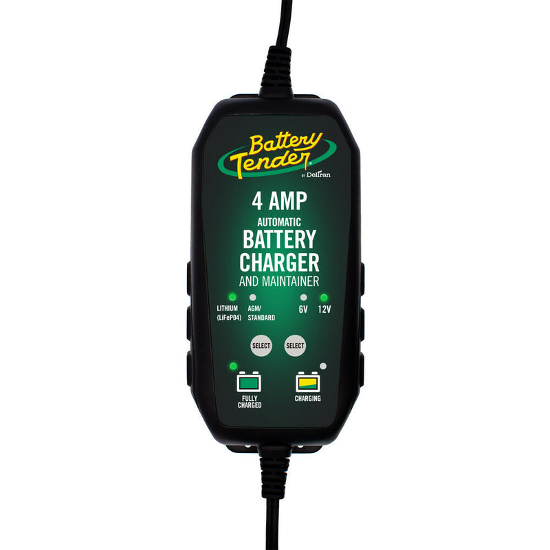 Battery Tender 56-1120 022-0209-BT-WH SELECTABLE 4 AMP 6/12V CHARGER