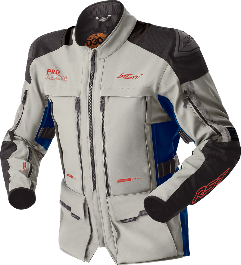 Rst Womens PS Adventure D3O Jacket SIL BLU Textile SM - 103628SIL-10