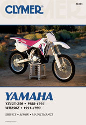 Clymer Repair Manual Yamaha YZ125-250 - CM391 Yamaha YZ 125 / YZ 250 1988-1993