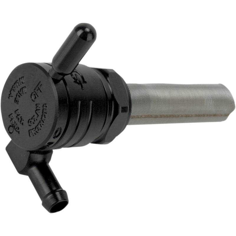 GOLAN PRODUCTS 0705-0105 76-312B-BLK "Click-Slick" Fuel Petcock — 22 mm "Click-Slick" Fuel Petcock - Backward - Black - 22mm