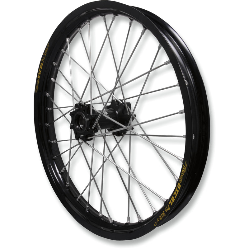 EXCEL 0204-0381 2R1EK40 Pro Series Wheel Assembly Wheel Assembly - Pro Series - 32 Spoke - Rear - Black Hub/Rim - 19x2.15