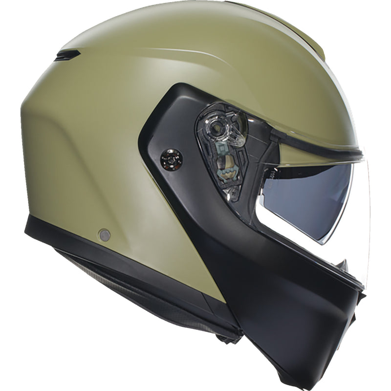 AGV 0100-2388 2118296002010XL Streetmodular Mono Helmet Streetmodular Helmet - Mono - Matte Pastello Green/Black - XL
