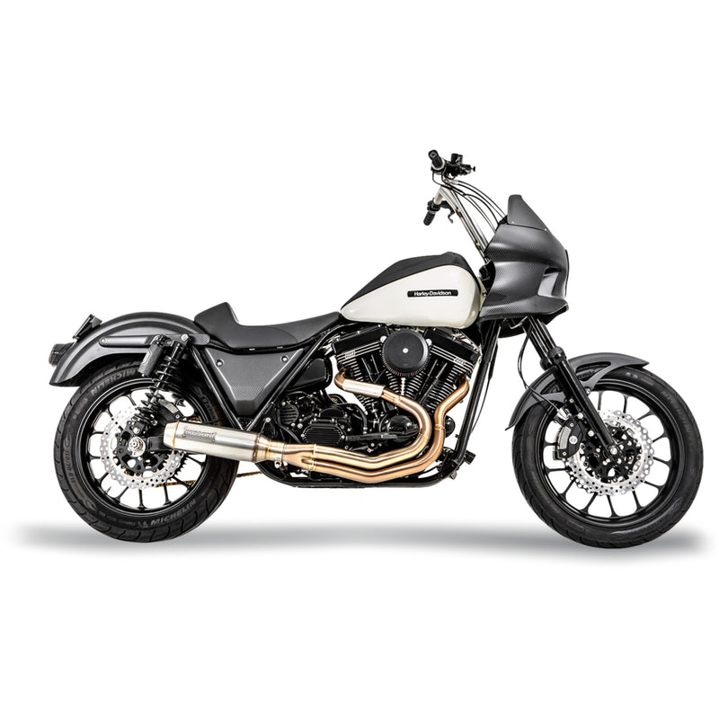 Bassani Xhaust Super Bike 2-Into-1 Exhaust System - 1FXR3SS For Harley 1987-1994