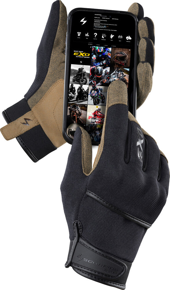 Scorpion Exo 75-61963X G73-038 STEALTH GRIP GLOVES BLACK 3X