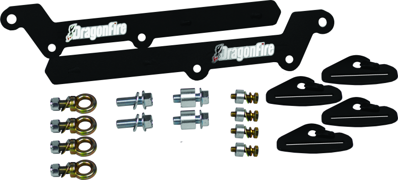 DragonFire Racing 522111 21+ Harness Anchor- Kawasaki KRX1000 - Photo - Primary