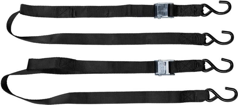 Fire Power 29-13075 29-13075 1.5" X 6' TIE-DOWN SOFT-TIE BLACK 2/PK