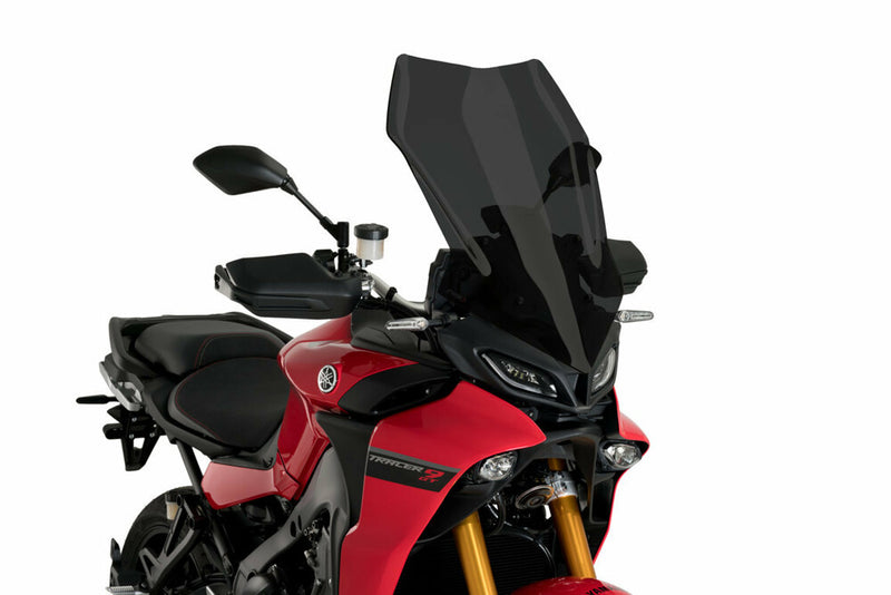 Puig Hi-Tech Parts Windscreen Touring Dark Smoke - 3762F Yamaha Tracer 900 / Tracer 9 2018-2022