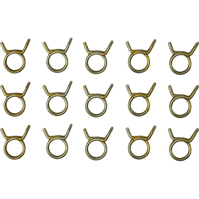HELIX 2402-0296 111-1380 Self-Tensioning Double Wire Hose Clamp Hose Clamps - Self-Tensioning - Double Wire - 3/8" - 15 Pack