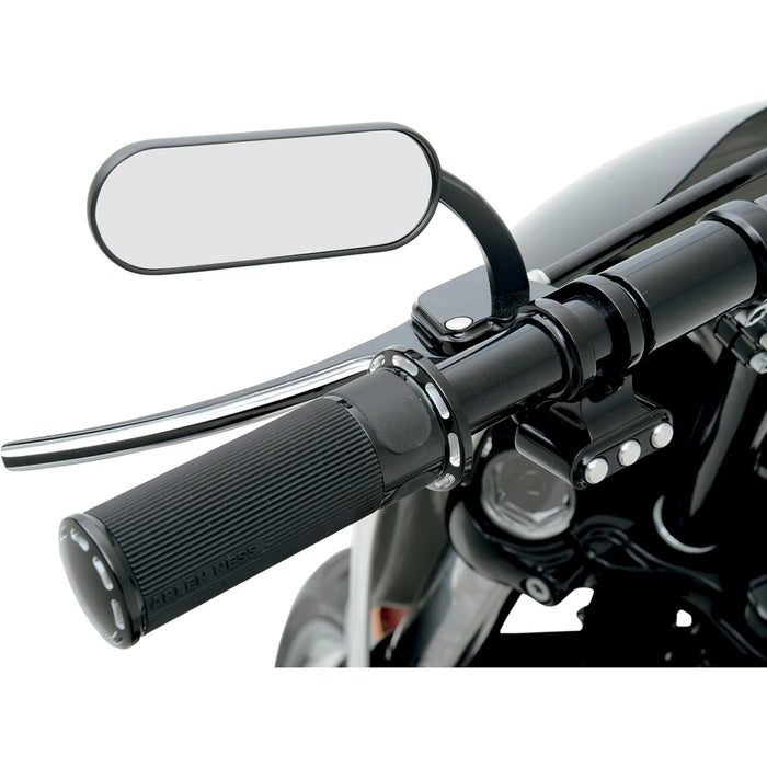 ARLEN NESS 0640-0499 13-412 Micro-Mirror - Mini - Side View - Oval - Black - Left