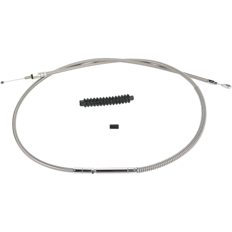 BARNETT 0652-0536 102-30-10010-06 High-Efficiency Stainless Steel Clutch Cable for Harley-Davidson - +6"