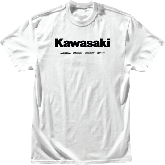 D'COR VISUALS Kawasaki Racing T-Shirt White