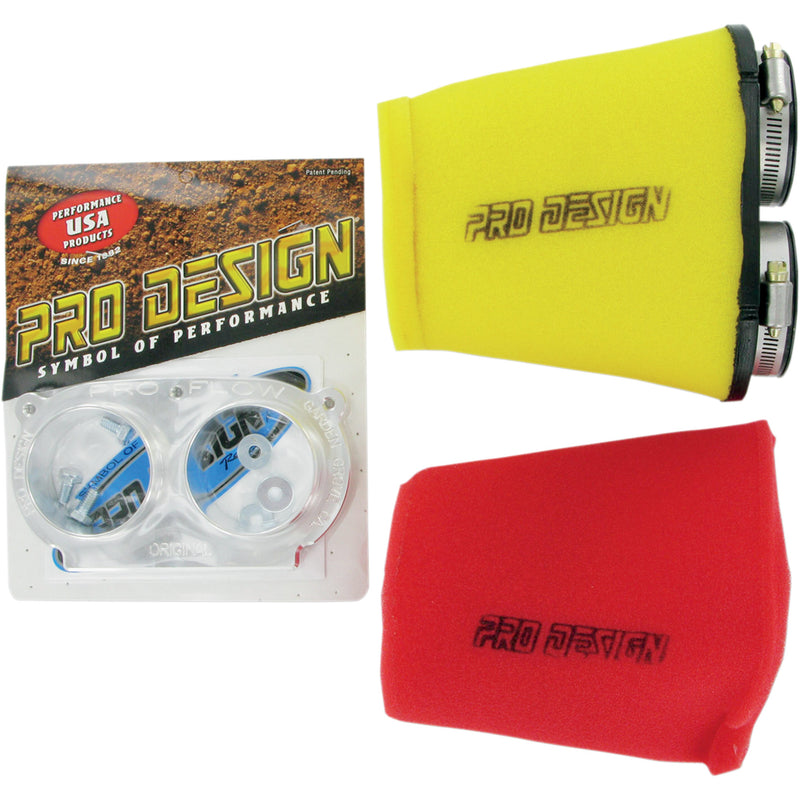 Pro Design Pro-Flow Airbox Filter Kit - PD-205 For Kawasaki 650 Versys 2008-2009 | Yamaha YFM660R Raptor 2001-2005